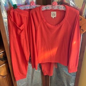 Chaser Vibrant Red Lounge Set